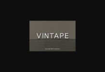 Vintape Font Poster 1