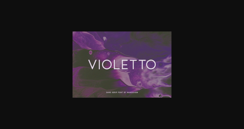 Violetto Font Poster 3