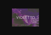 Violetto Font Poster 1