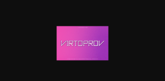 Virtoprov Font Poster 1