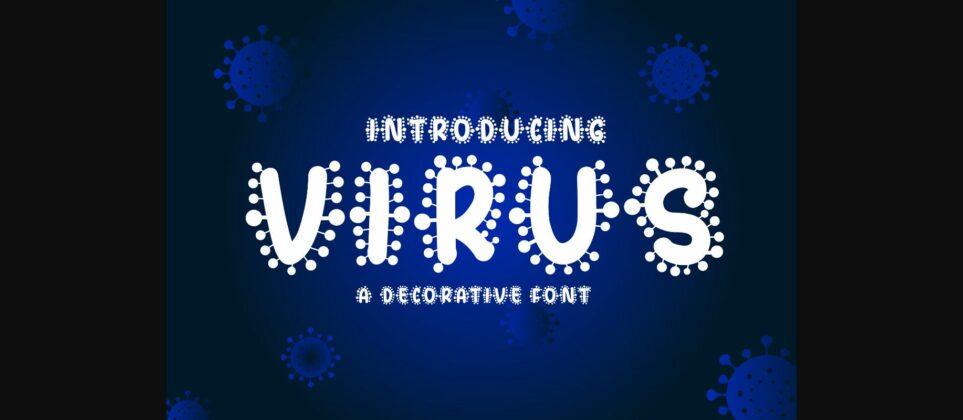 Virus Font Poster 3