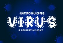 Virus Font Poster 1