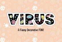Virus Font Poster 1