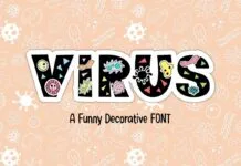 Virus Font Virus Font Poster 1