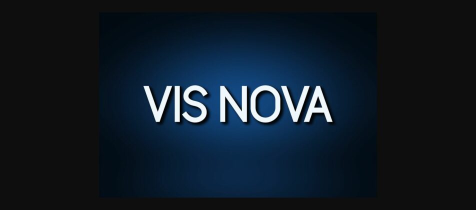 Vis Nova Font Poster 3