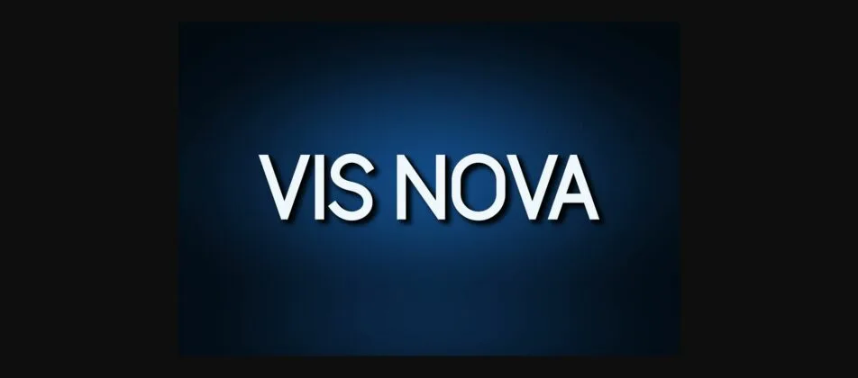 Vis Nova Font Poster 1