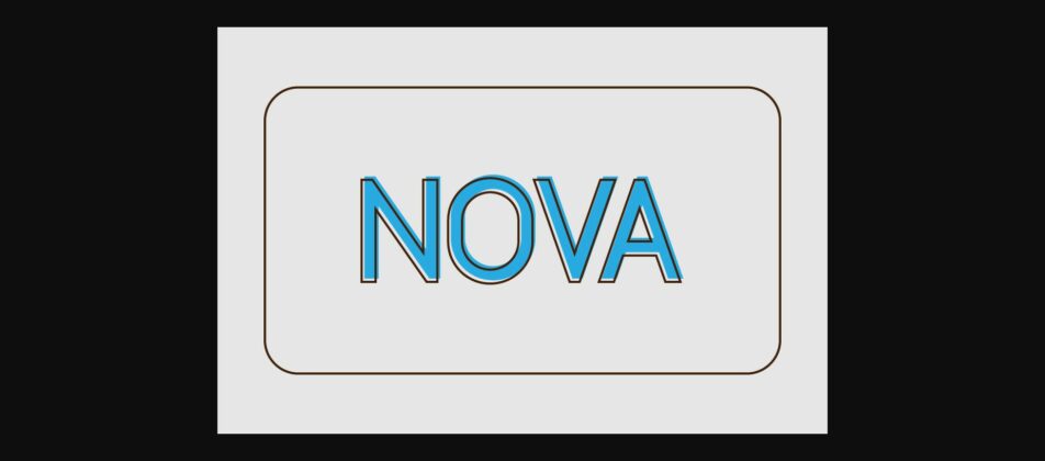 Vis Nova Font Poster 5