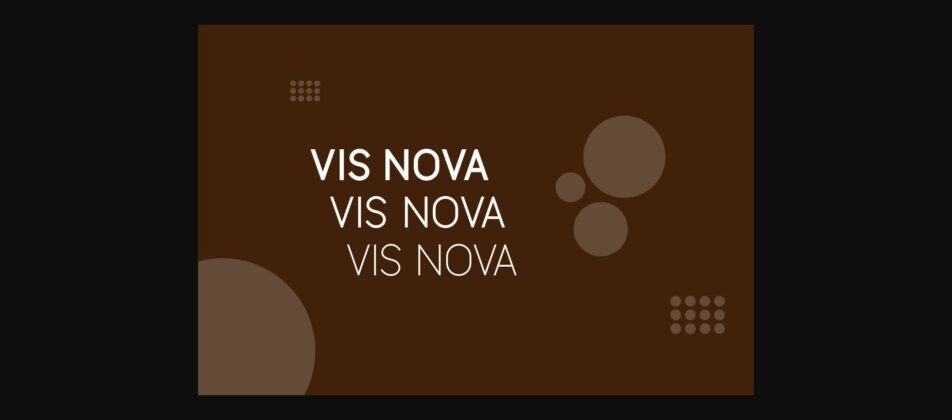 Vis Nova Font Poster 11