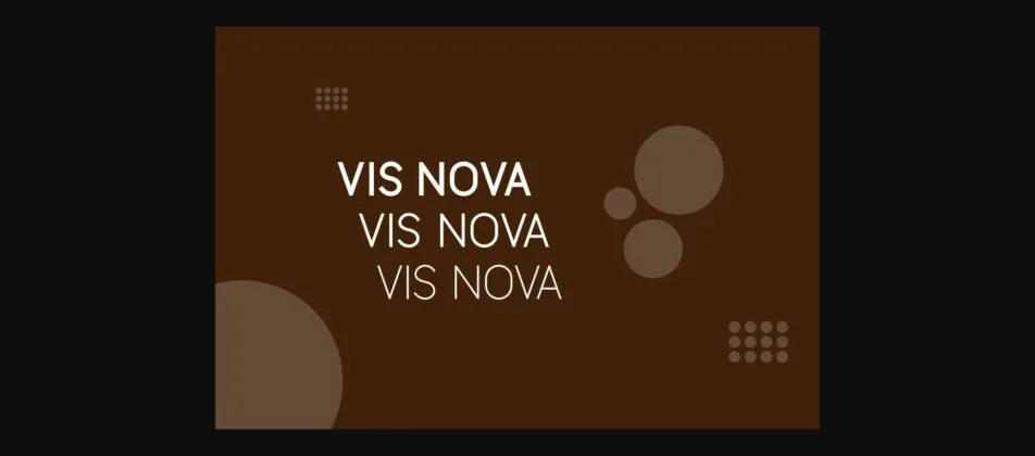 Vis Nova Font Poster 11
