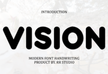 Vision Font Poster 1