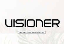 Visioner Font Visioner Font Poster 1