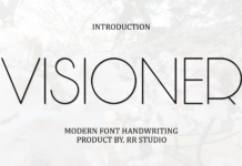 Visioner Font Poster 1