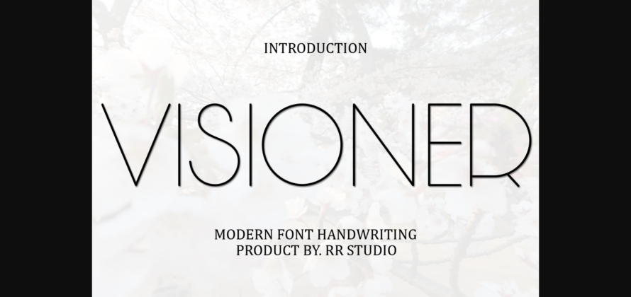 Visioner Font Poster 1