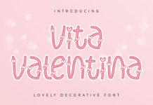 Vita Valentina Font Poster 1