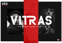 Vitras Font Poster 1