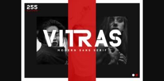 Vitras Font Poster 1