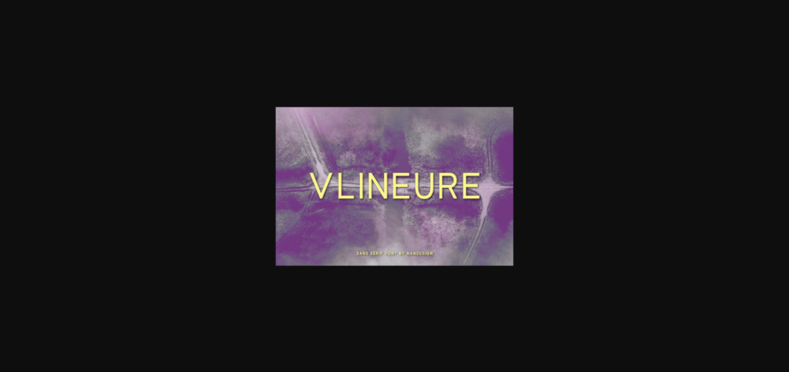 Vlineure Font Poster 3