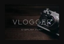 Vlogger Font Poster 1