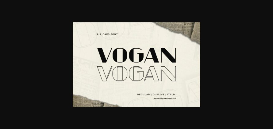 Vogan Font Poster 3