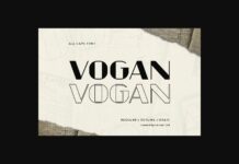 Vogan Font Poster 1