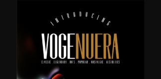 Vogenuera Font Poster 1