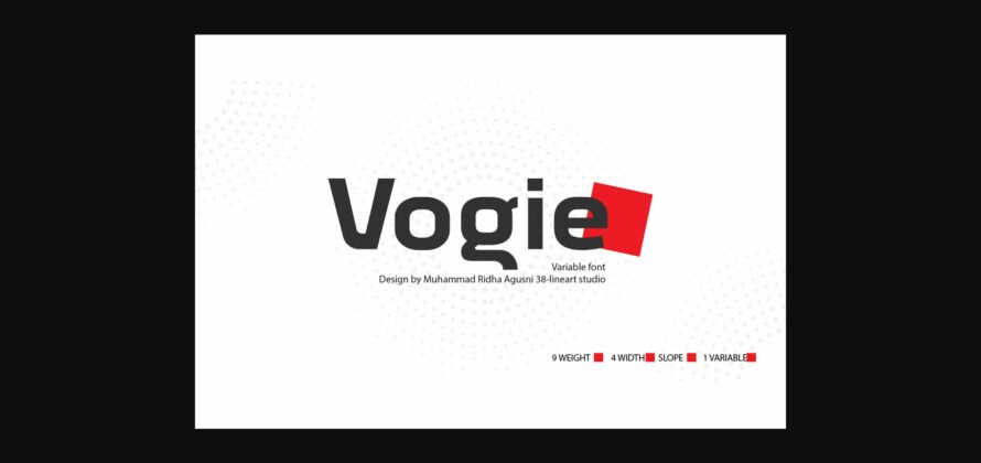 Vogie Font Poster 3