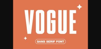 Vogue Font Poster 1