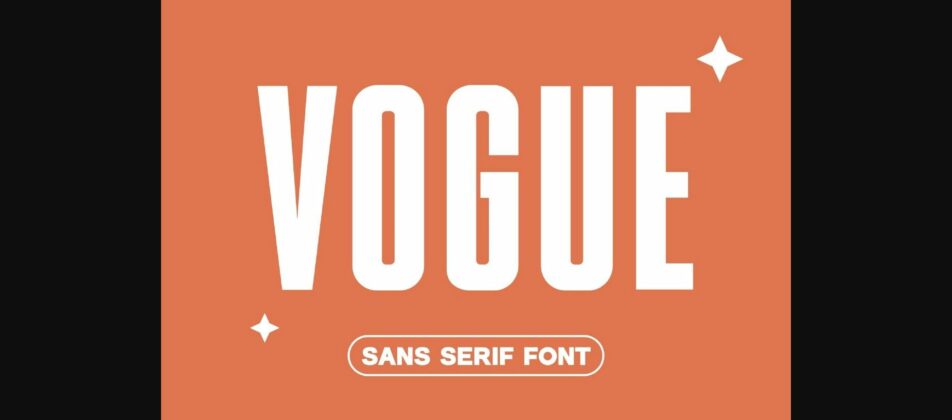 Vogue Font Poster 1