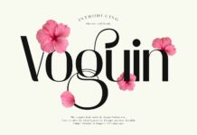 Voguin Font Poster 1