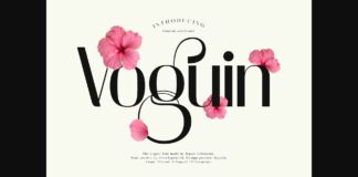 Voguin Font Poster 1