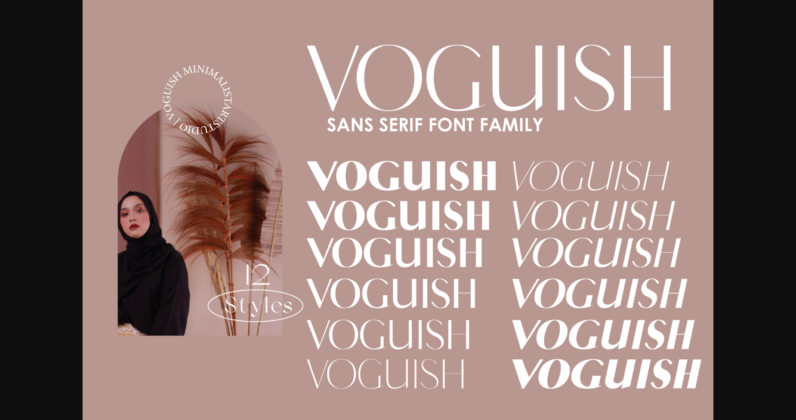 Voguish Font Poster 3