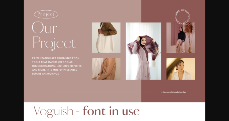 Voguish Font Poster 6