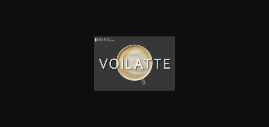 Voilatte Font Poster 3