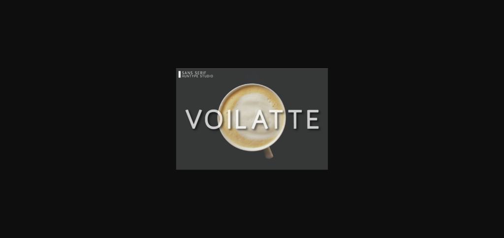 Voilatte Font Poster 1