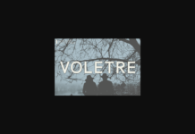 Voletre Font Poster 1