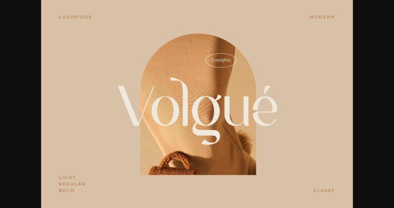 Volgue Font Poster 3