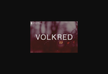 Volkred Font Poster 1