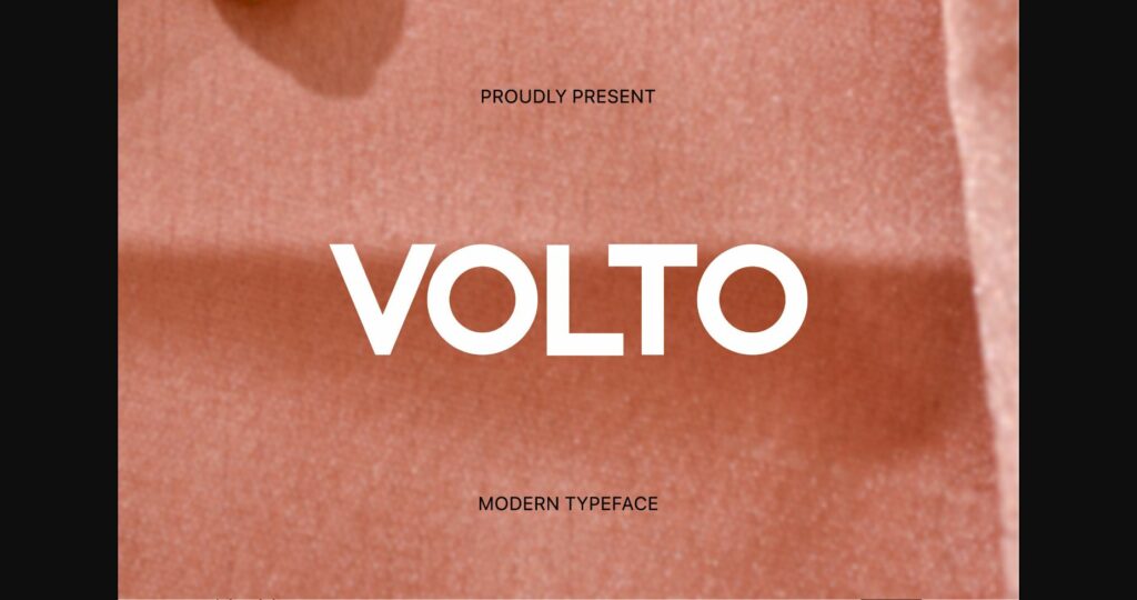 Volto Font Poster 3
