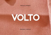 Volto Font Poster 1