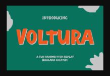 Voltura Font Poster 1