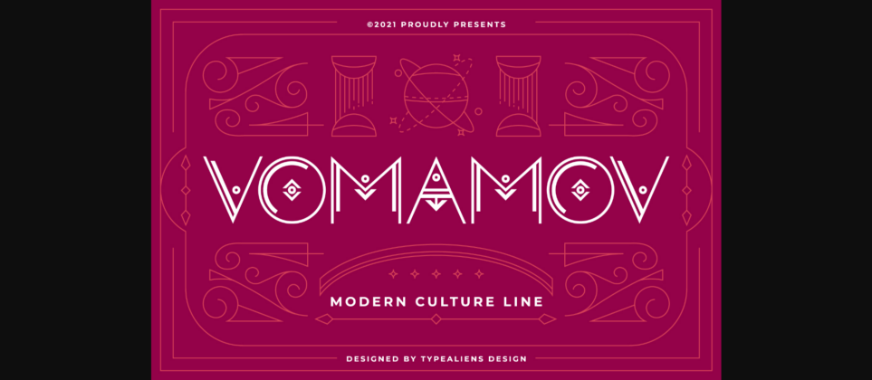 Vomamov Font Poster 1