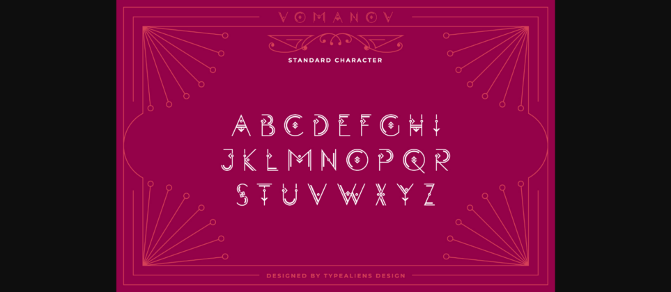 Vomamov Font Poster 8