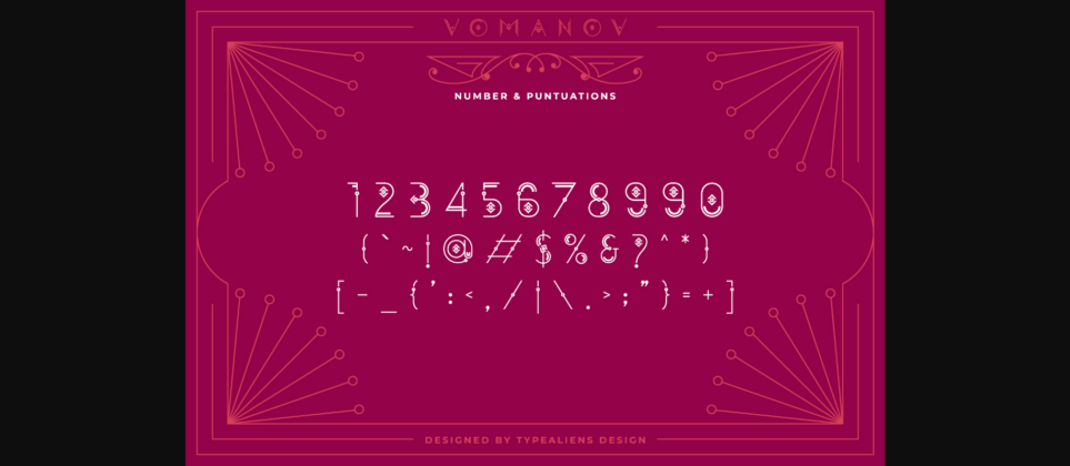 Vomamov Font Poster 9