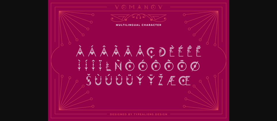 Vomamov Font Poster 10