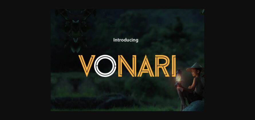 Vonari Font Poster 1