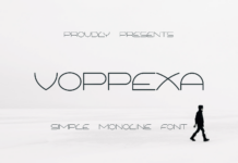 Voppexa Font Poster 1