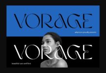 Vorage Font Poster 1