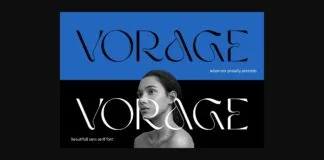 Vorage Font Poster 1