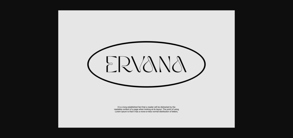 Vorage Font Poster 7