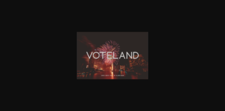 Voteland Font Poster 1